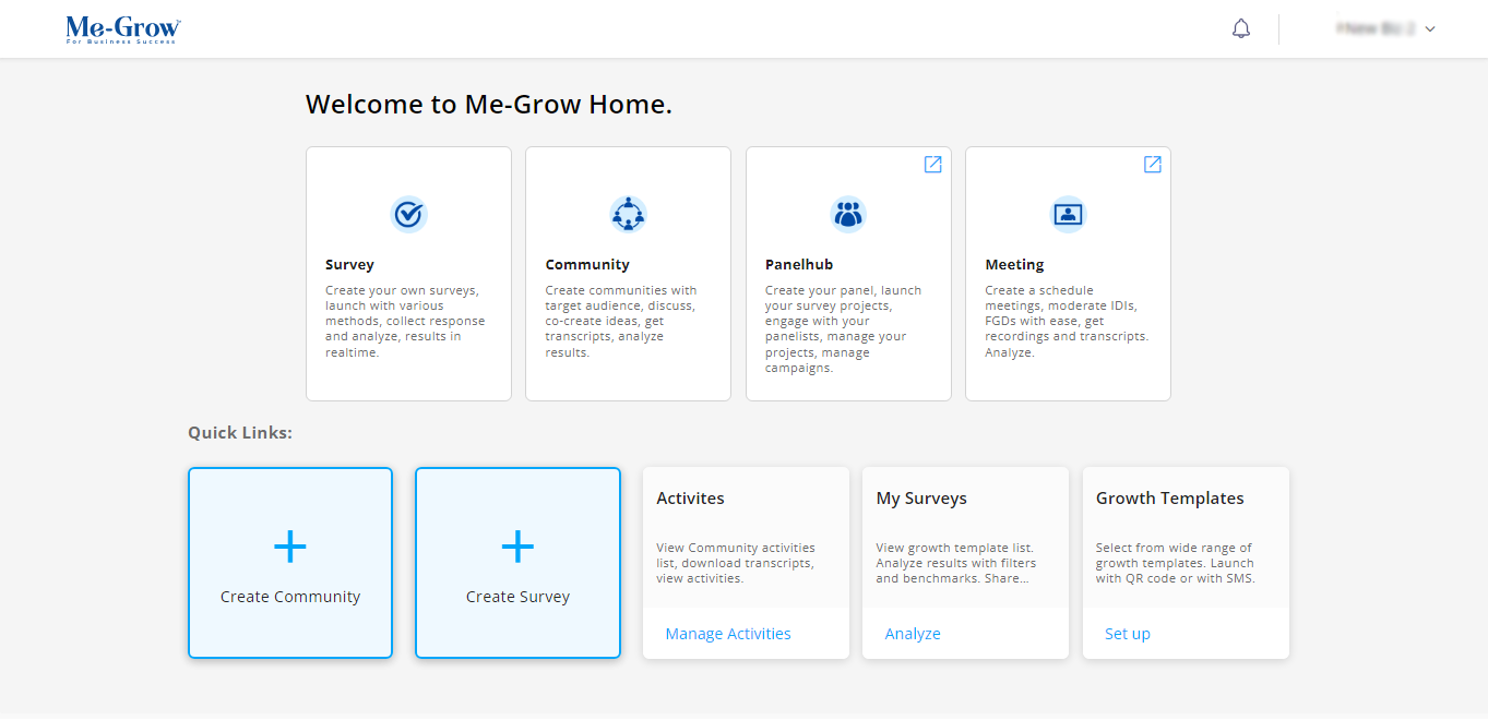 screenshot of Me-Grow Enterprise